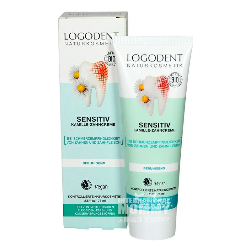 LOGODENT 독일카모마일유기농치약해외버전