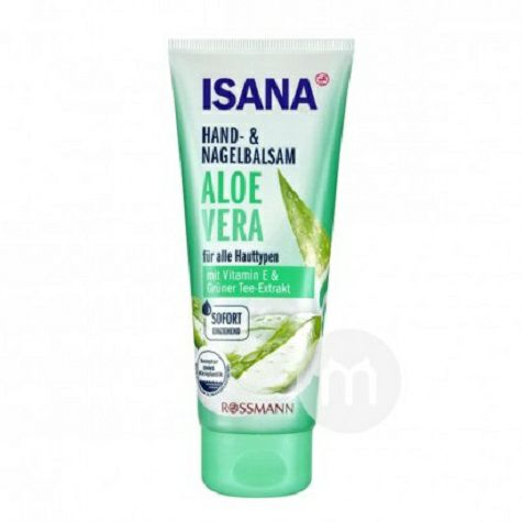 ISANA 독일녹차알로에베라보습핸드크림해외버전