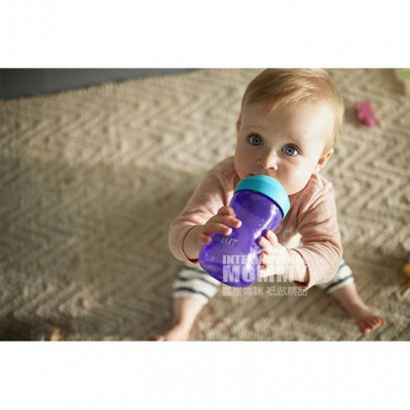 PHILIPS AVENT 아벤트영국어린이누출방지실리콘구강학습컵퍼플 260ml 해외버전