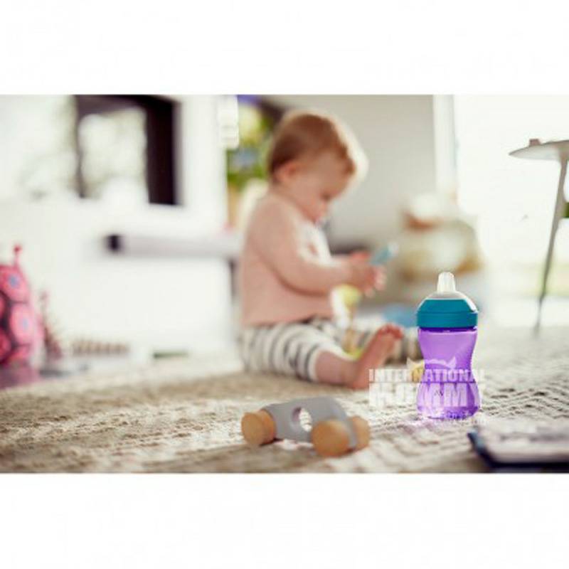 PHILIPS AVENT 아벤트영국어린이누출방지실리콘구강학습컵퍼플 260ml 해외버전