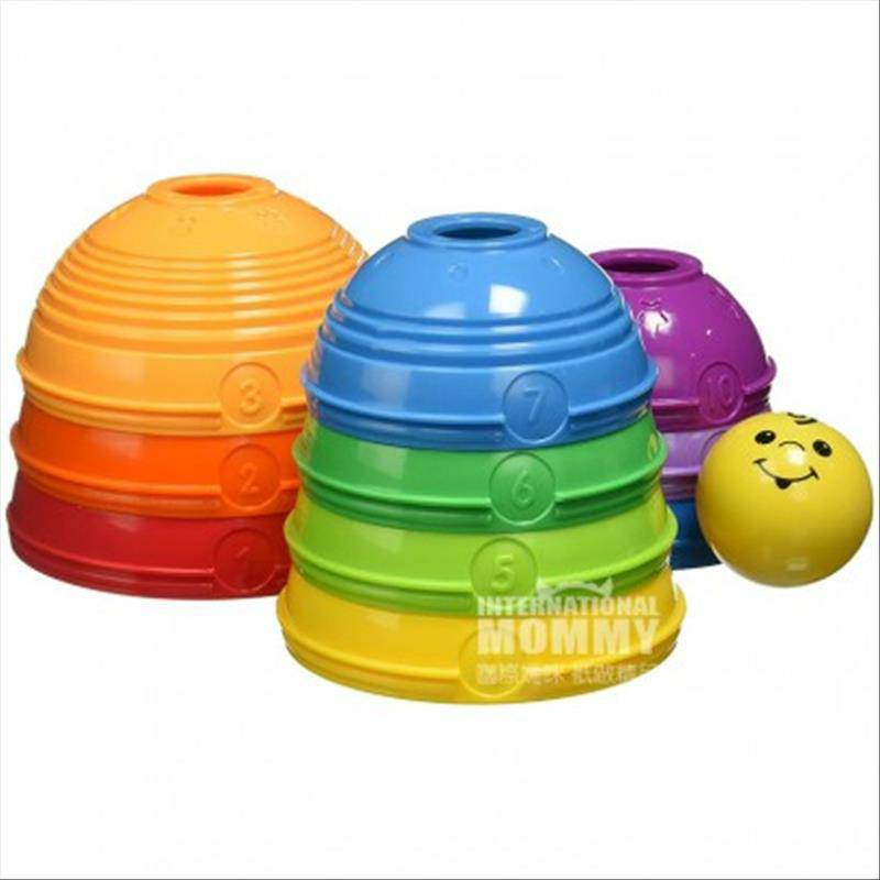 Fisher Price아메리칸레인보우스택컵피라미드장난감해외판