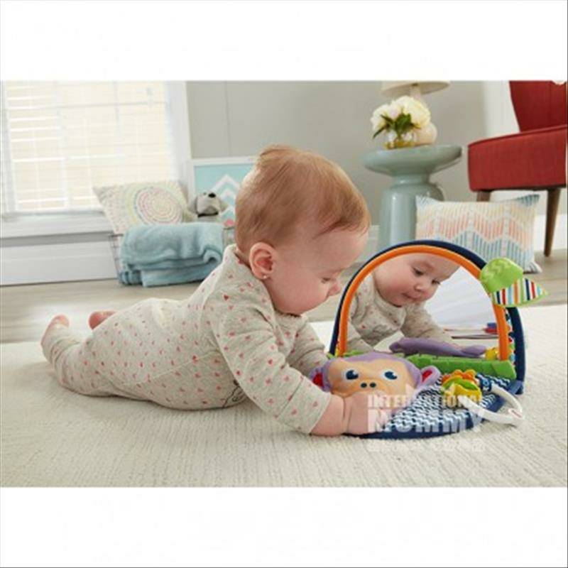 Fisher Price 가격미국의작은원숭이안전거울아기천놀이조기교육장난감해외버전
