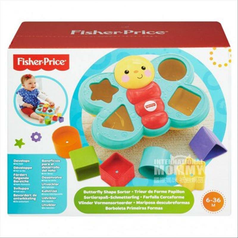 Fisher Price미국작은나비매칭상자빌딩블록교육장난감해외버전