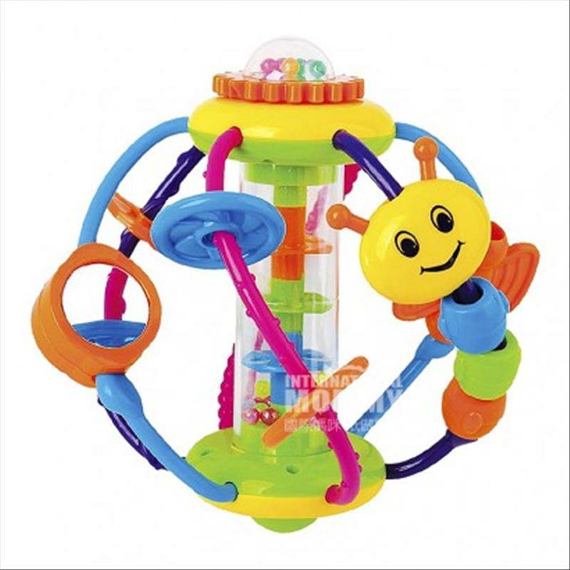 Bieco독일애벌레파란색딸랑이장난감해외버전