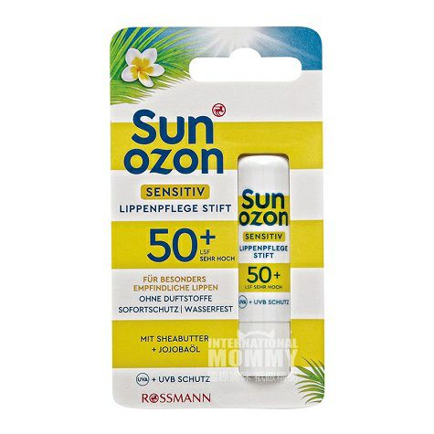 Sunozon 독일수노손수노존모이스춰라이징워터프루프선스크린립밤 ...