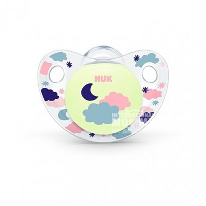 NUK 독일여자아기수면유형실리콘젖꼭지 0-6 개월 2 팩해외버전