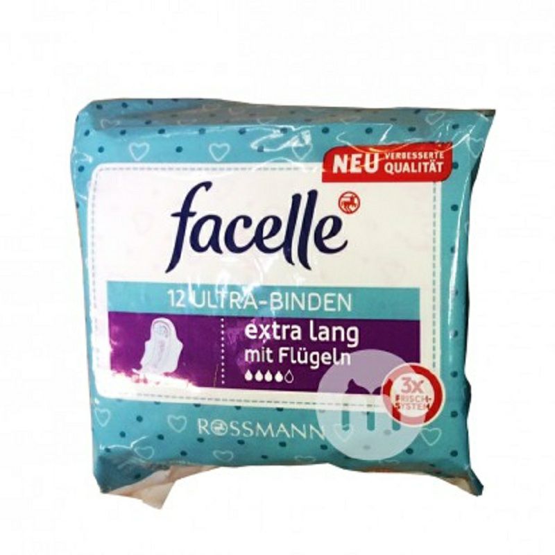 Facelle 독일매일생리대 4 방울의물 12 조각 * 2 해외버전확장
