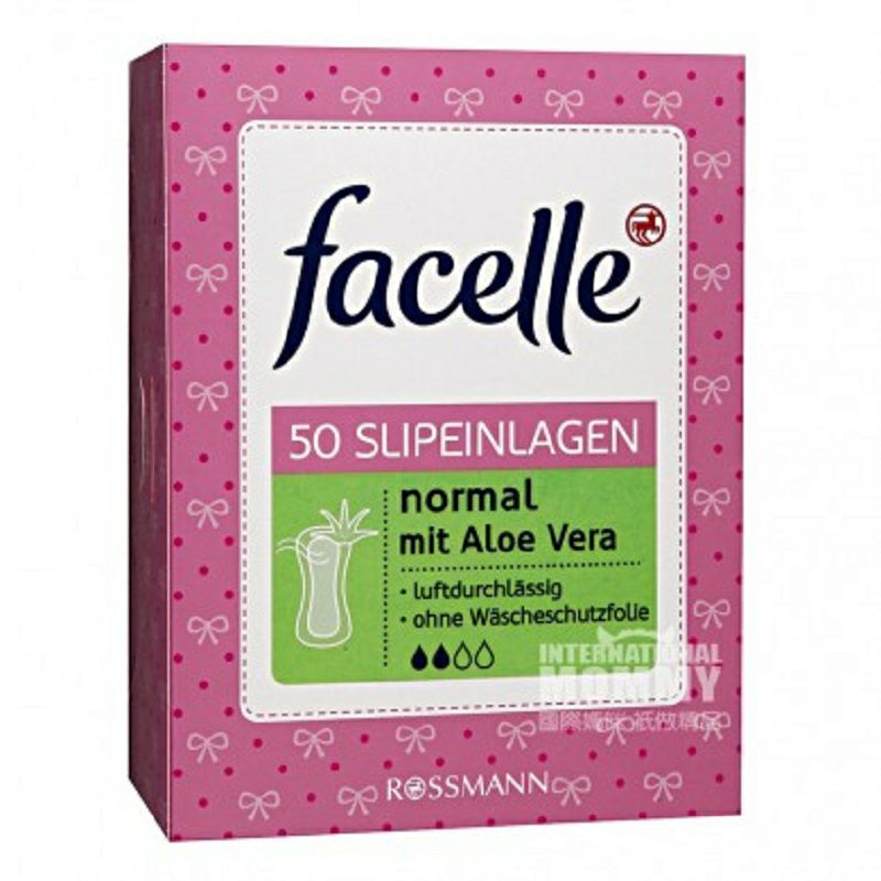 Facelle 독일알로에베라향기통기성위생패드 2 방울 50 정해외버전