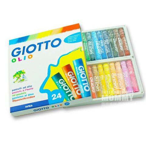GIOTTO 이탈리아 24 색두꺼운막대빨유화스틱해외판