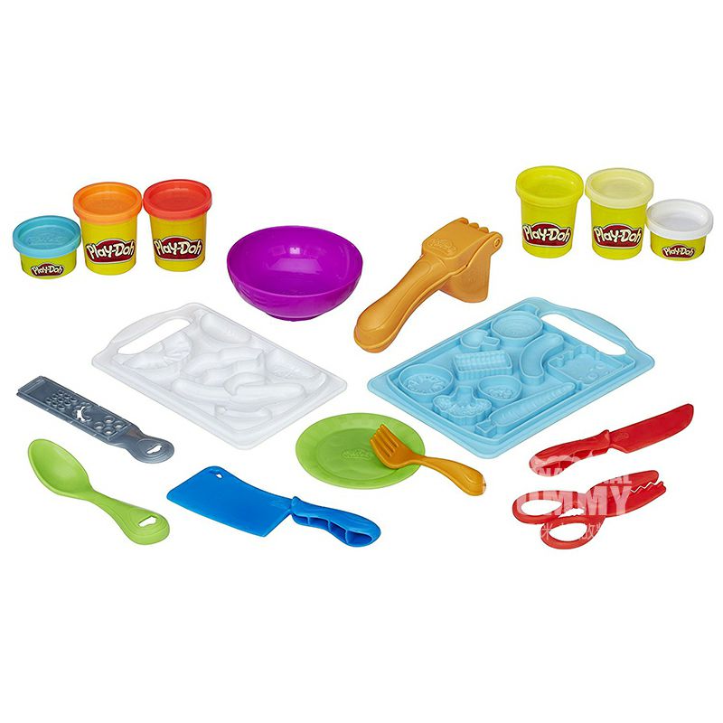 Play Doh 미국사람창작주방시리즈요리사도구컬러진흙해외판