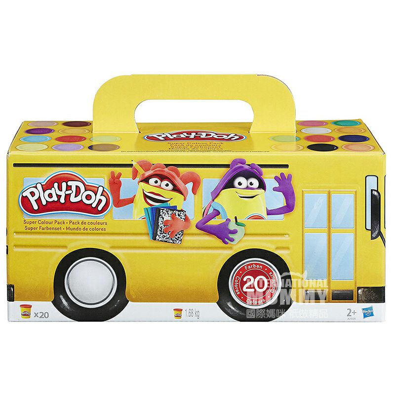 Play Doh 미국 20 색무독성진흙세트해외판