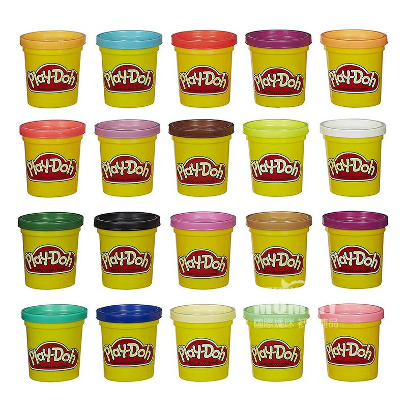 Play Doh 미국 20 색무독성진흙세트해외판
