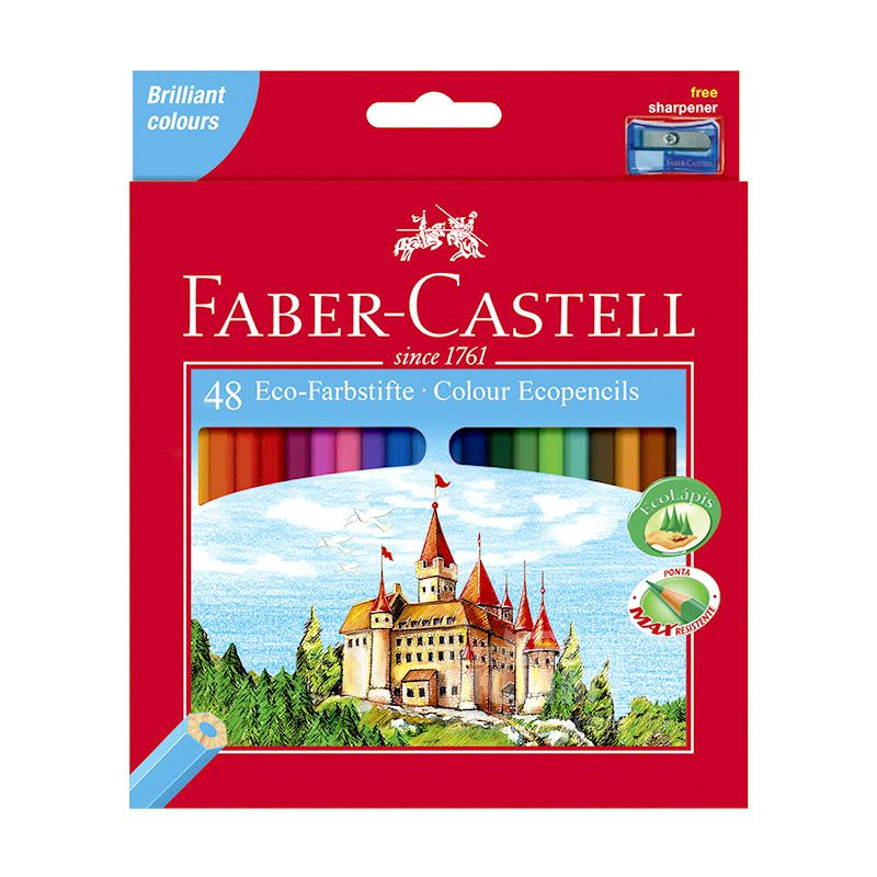 FABER-CASTELL 파버-카스텔 48 컬러수용성컬러연필해외판