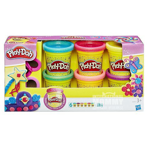 Play Doh 미국 6 색무독성플라스티신수트해외판
