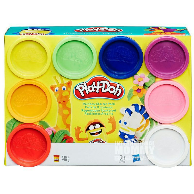 Play Doh 미국사람어린이용 8 색레인보우플라스티신해외에디션