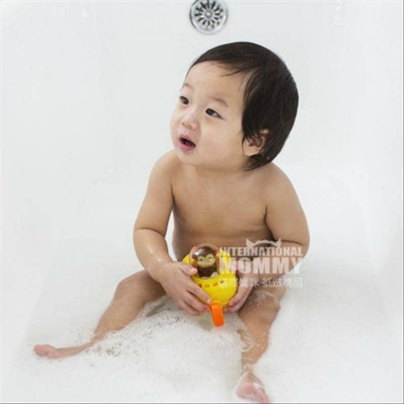 SKIP HOP 미국아기원숭이잠수함프로펠러당겨로프전원목욕장난감해외버전