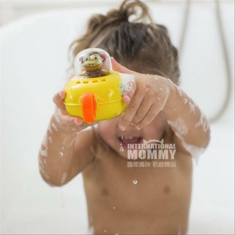 SKIP HOP 미국아기원숭이잠수함프로펠러당겨로프전원목욕장난감해외버전