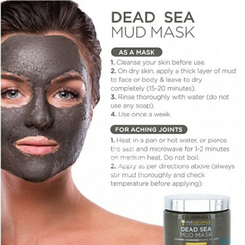 PRANATURALS사해진흙보습해독페이셜마스크해외버전