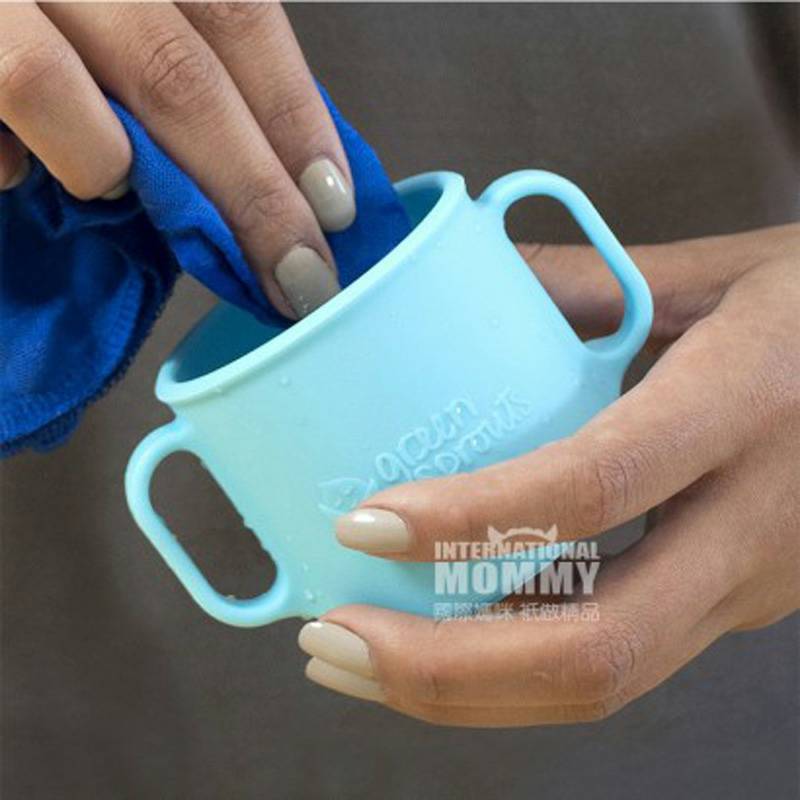 Green Sprouts 미국사람어린이용실리콘트레이닝컵해외버전