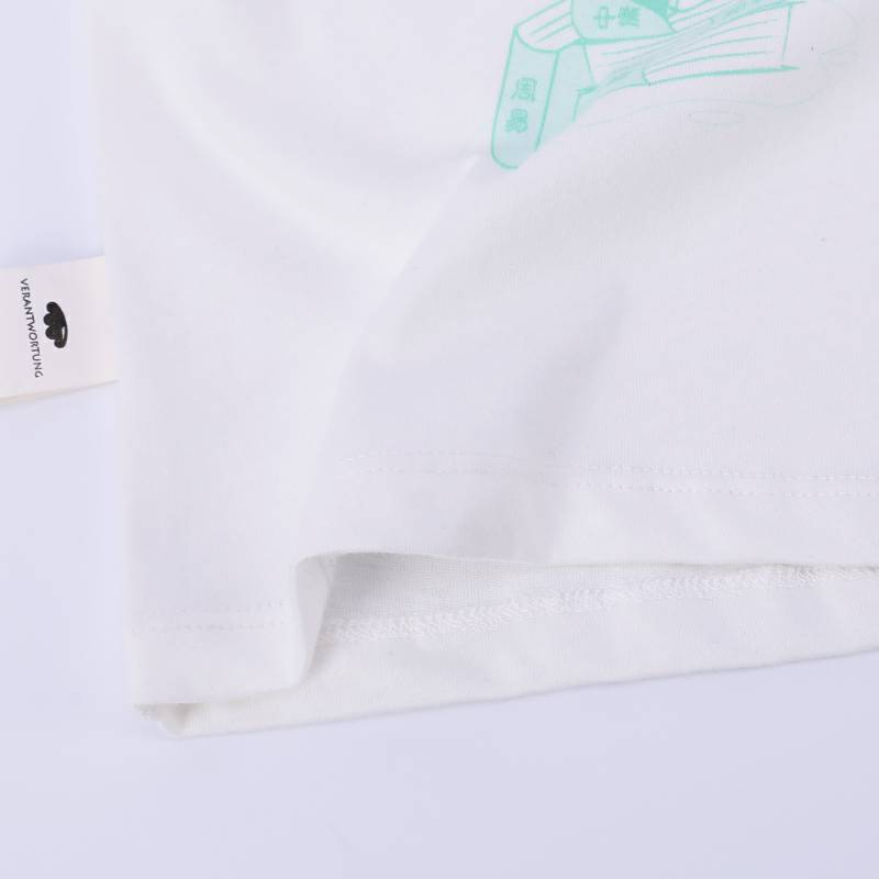 [2 개] Verantwortung 남녀아기중국부티크문화고급면여름반팔티셔츠 + 고급면반바지진한파란색