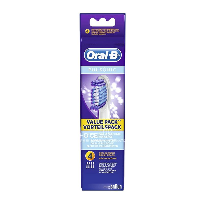 BRAUN 독일oral-b Pulsonic-4 초음파전동칫솔헤드해외버전