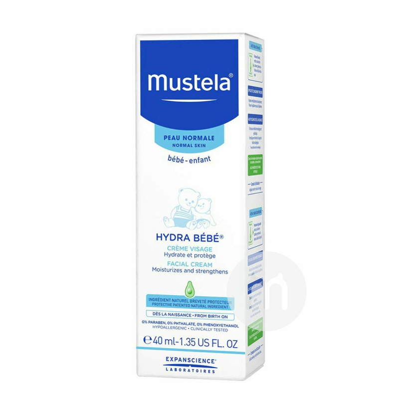 Mustela 머스텔라프렌치모이스춰라이징스킨크림오버시즈에디션