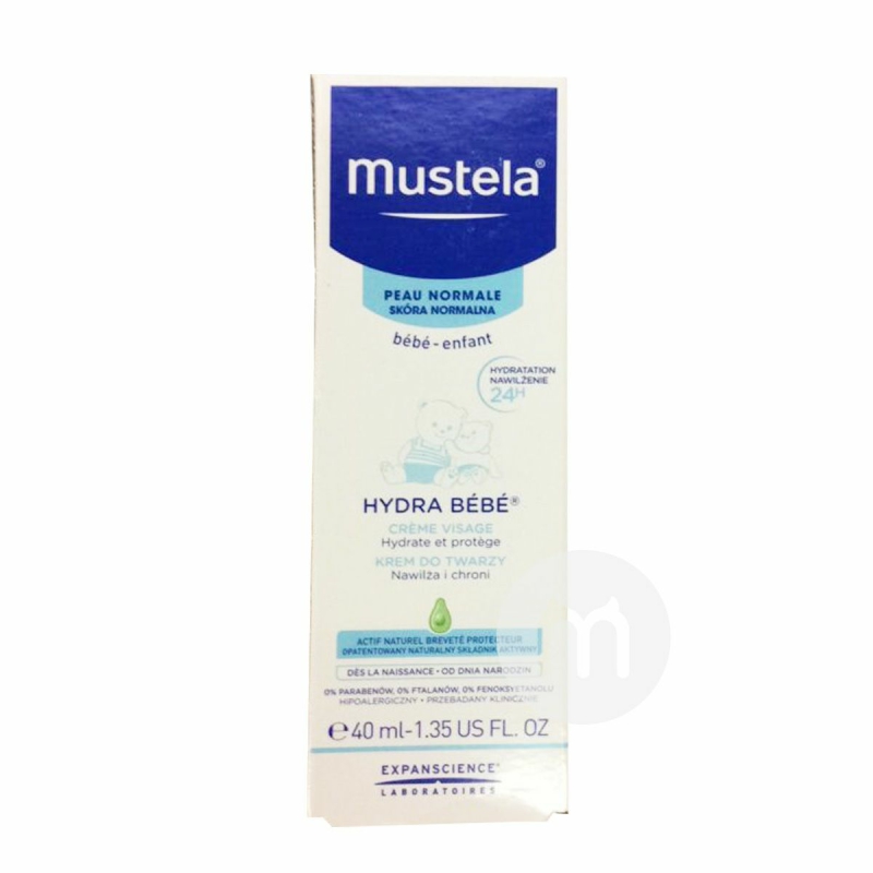 Mustela 머스텔라프렌치모이스춰라이징스킨크림오버시즈에디션
