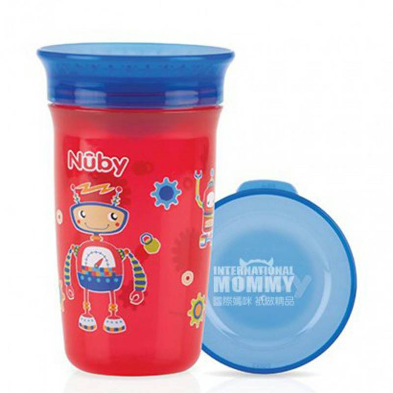 Nuby 미국 360도누출방지음주컵 300ml 6 개월이상해외버전