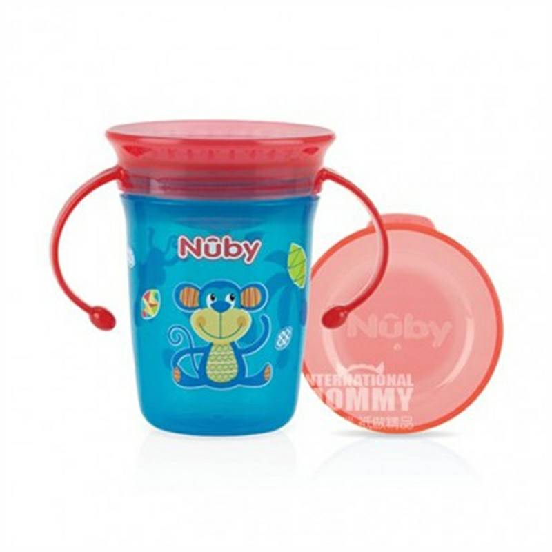 Nuby US 360도누수방지마시는컵 240ml 6 개월이상해외버전