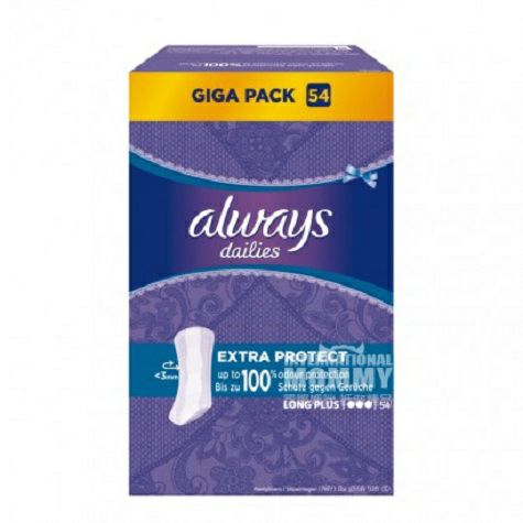 Always 독일어일일시리즈위생패드 3 방울 54 개 * 2 해...