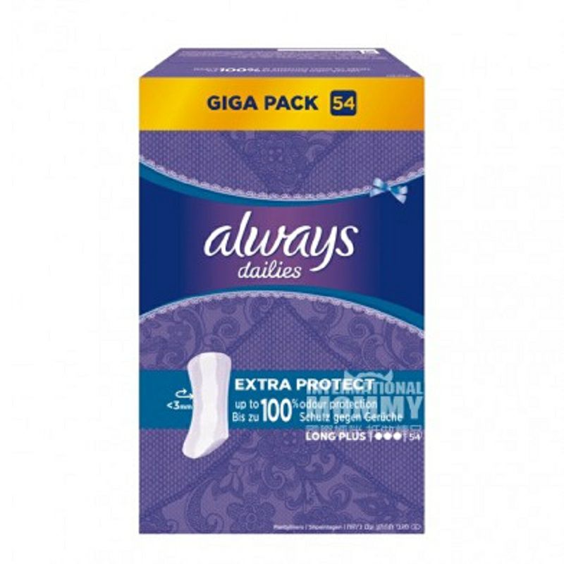 Always 독일어일일시리즈위생패드 3 방울 54 개 * 2 해외버전
