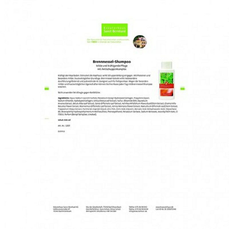 Sanct Bernhard 독일쐐기풀샴푸해외버전