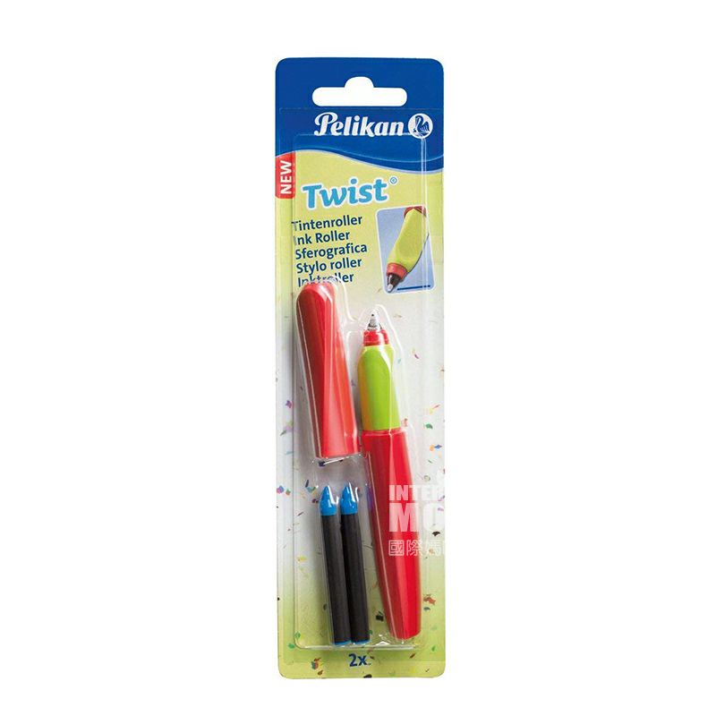 Pelikan독일어학생들은올바른자세를사용하여볼펜해외버전을연습합니다