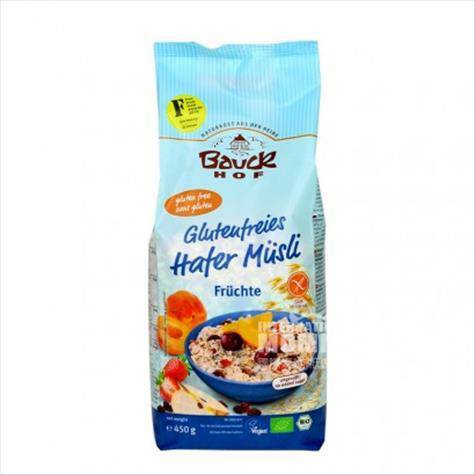 Bauck HOF 독일유기농글루텐프리다양한과일오트밀 450g 해...