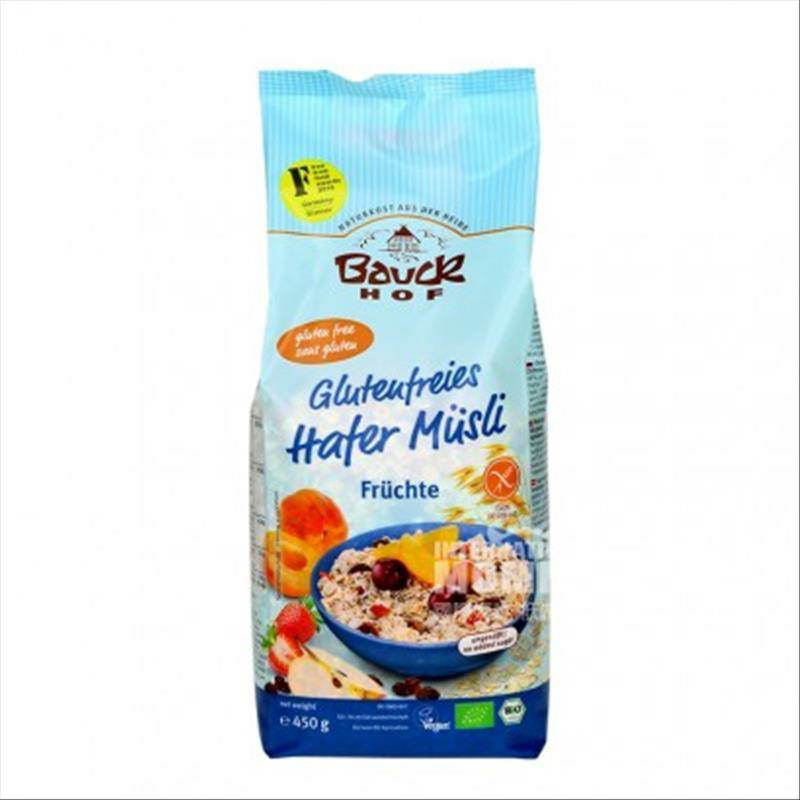 Bauck HOF 독일유기농글루텐프리다양한과일오트밀 450g 해외버전