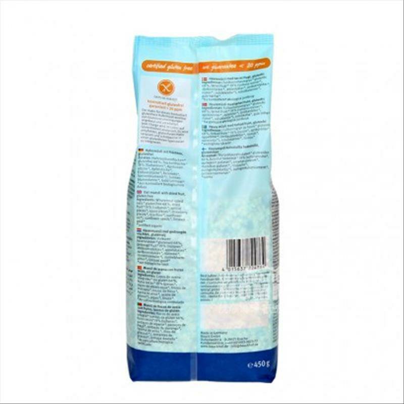 Bauck HOF 독일유기농글루텐프리다양한과일오트밀 450g 해외버전