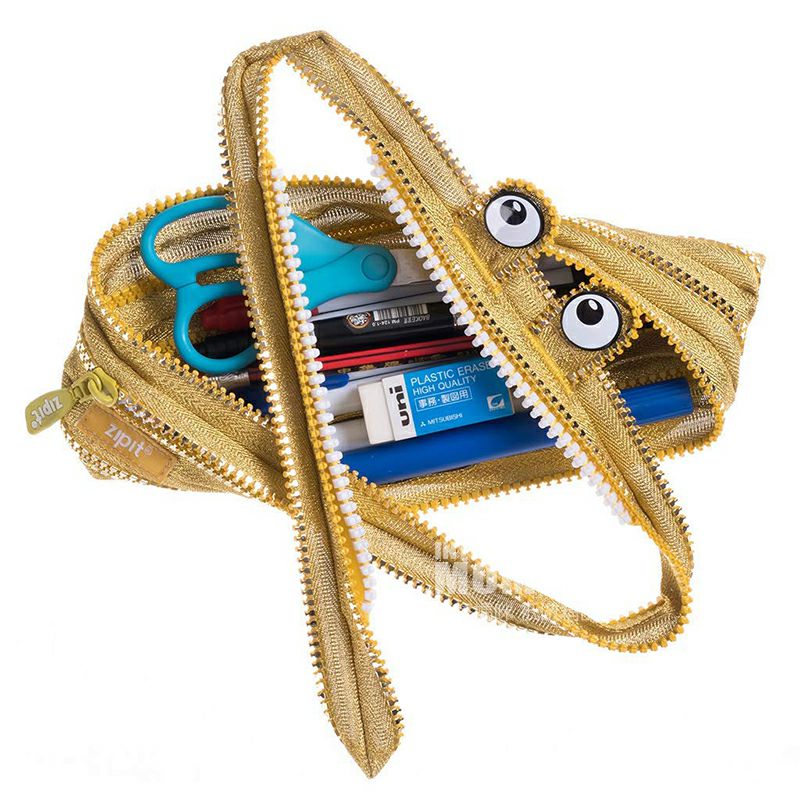 ZIPIT 이스라엘지퍼펜슬케이스골드빅아이해외판