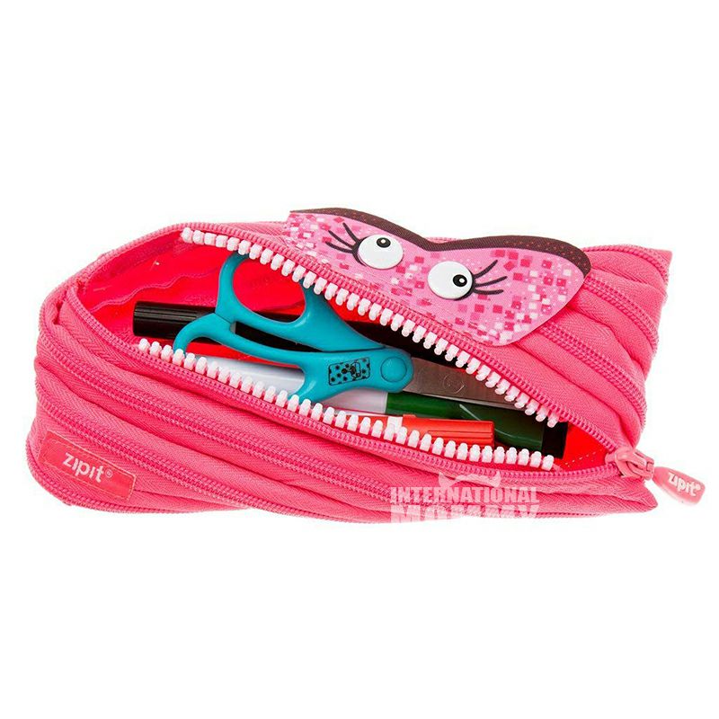 ZIPIT 이스라엘지퍼필통핑크윙크해외판