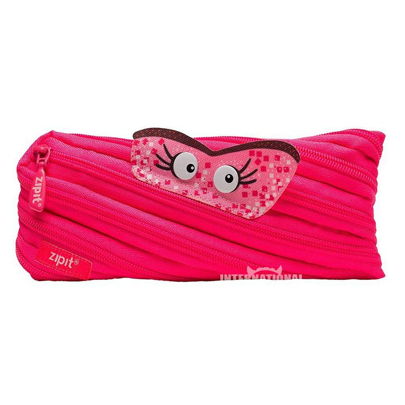 ZIPIT 이스라엘지퍼필통핑크윙크해외판