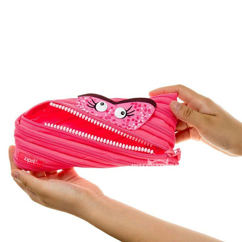 ZIPIT 이스라엘지퍼필통핑크윙크해외판