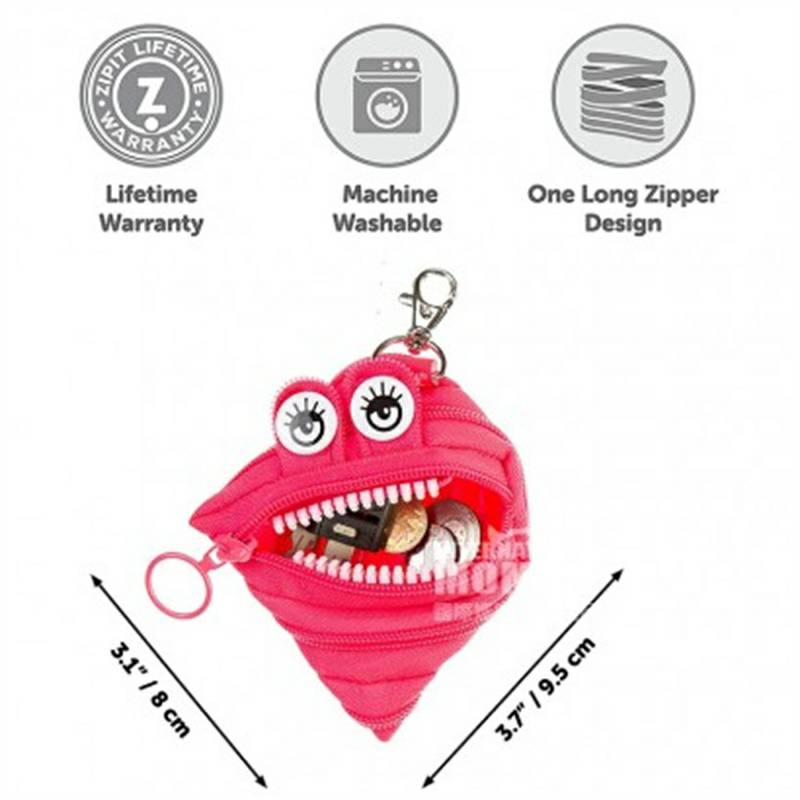 ZIPIT 이스라엘큰눈동자몬스터동전지갑해외판