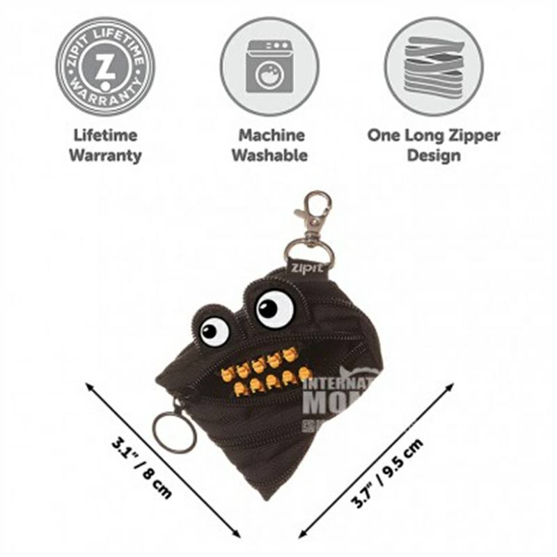 ZIPIT 이스라엘큰눈이빨몬스터동전지갑해외판