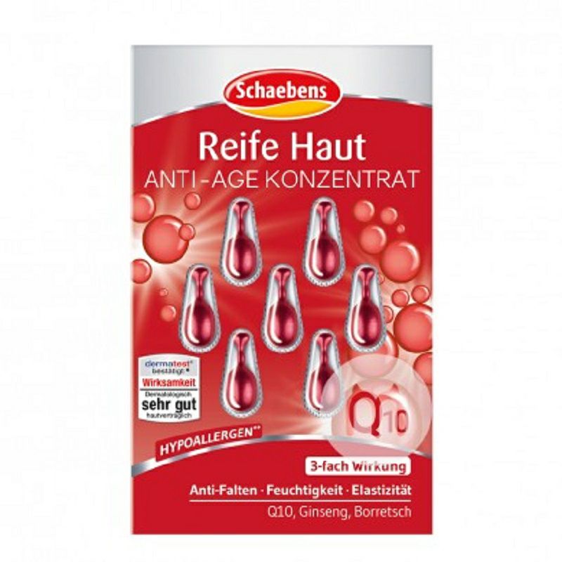 Schaebens 독일인삼 Q10 퍼밍뉴리싱에센스캡슐 * 6 해외버전