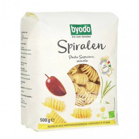 Byodo 이탈리아사람유기농나선파스타 500g 해외버전
