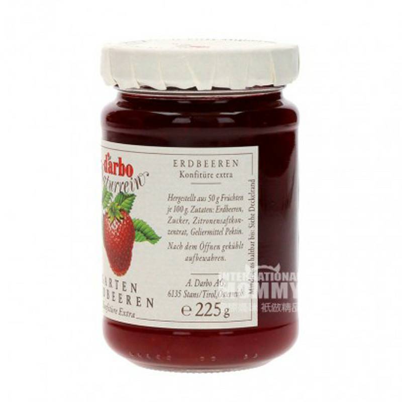 Darbo Austria Debao 딸기잼 225g 해외버전