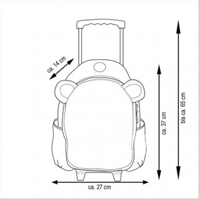 Okiedog 독일올빼미어린이여행트롤리상자 86014 해외판