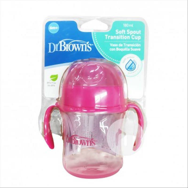 Dr Brown`s 닥터브라운의아메리칸베이비누수방지덕빌컵 180ml 해외버전