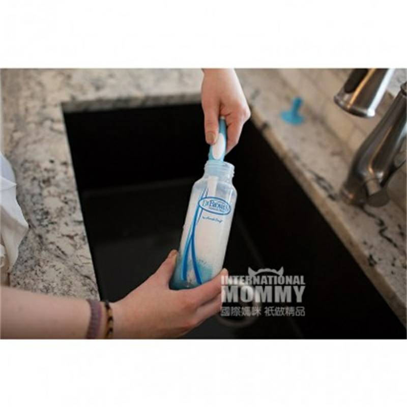 Dr Brown`s의미국아기스폰지미끄럼방지병브러시해외 버전