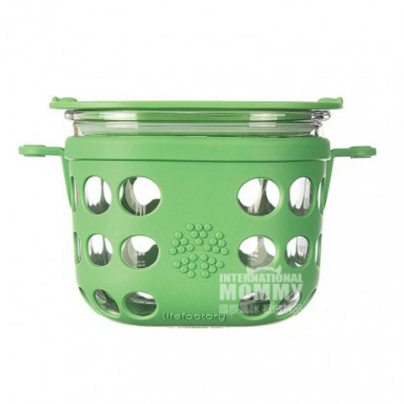 Lifefactory 미국실리콘상자유리제음식보존상자 475ml 해외버전