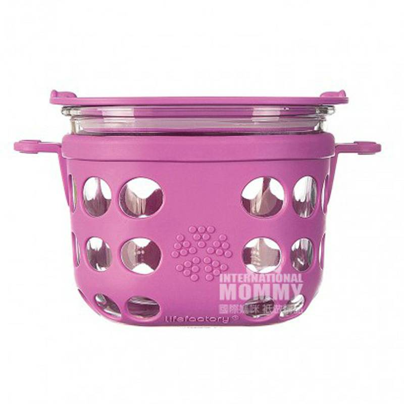 Lifefactory 미국실리콘상자유리제음식보존상자 475ml 해외버전